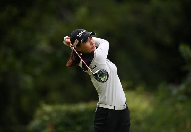 Chella Choi of South Korea on the 11th during Day Three of The ISPS HANDA World Invitational at Galgorm Spa & Golf Resort on July 31, 2021 in...
