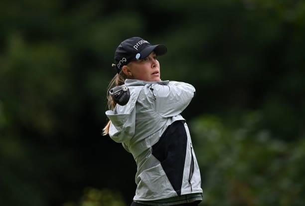 Jennifer Kupcho of United States on the 11th during Day Three of The ISPS HANDA World Invitational at Galgorm Spa & Golf Resort on July 31, 2021 in...