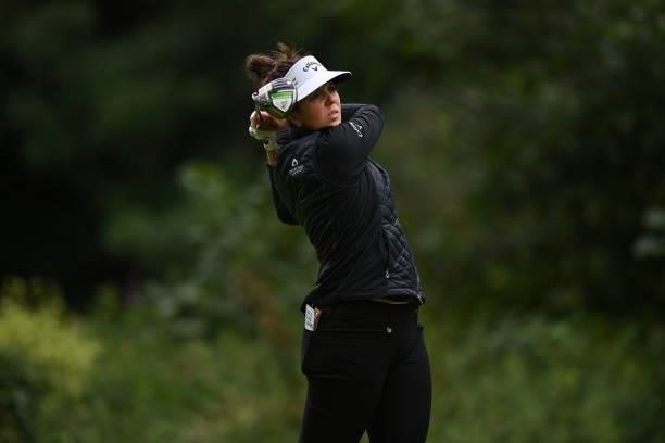 Emma Talley of United States on the 11th during Day Three of The ISPS HANDA World Invitational at Galgorm Spa & Golf Resort on July 31, 2021 in...