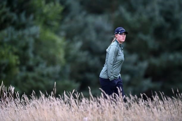 Jennifer Kupcho of United States on the 17th during Day Three of The ISPS HANDA World Invitational at Galgorm Spa & Golf Resort on July 31, 2021 in...