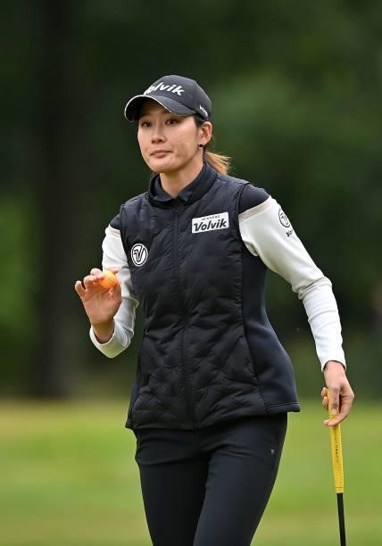 Chella Choi of South Korea on the 10th during Day Three of The ISPS HANDA World Invitational at Galgorm Spa & Golf Resort on July 31, 2021 in...