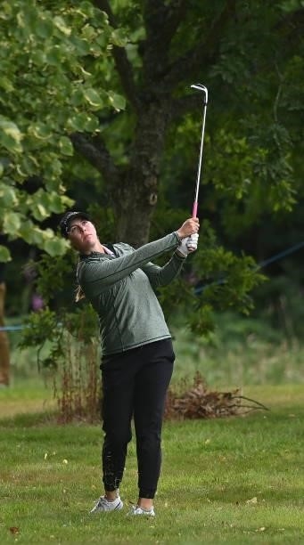 Jennifer Kupcho of United States on the 9th during Day Three of The ISPS HANDA World Invitational at Galgorm Spa & Golf Resort on July 31, 2021 in...