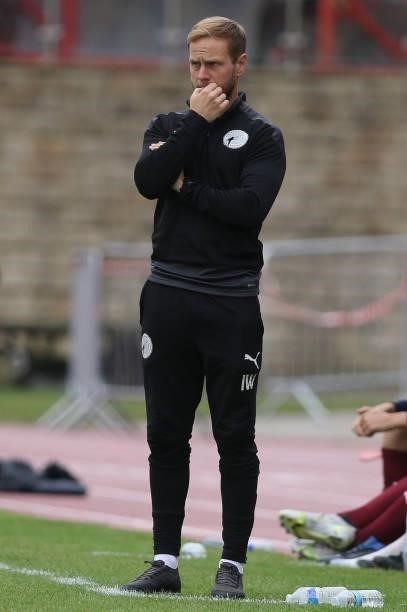 Ian Watson, Gateshead Assistant Manager, seen during the Pre-season Friendly match between Gateshead and Newcastle United at the Gateshead...