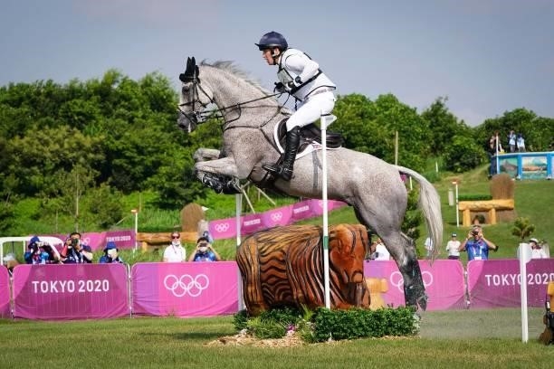Oliver Townend riding Ballaghmor Class during the Eventing Cross Country Team and Individual at Sea Forest Cross-Country Course on August 1, 2021 in...