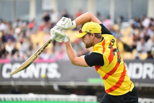 Dawid Malan of the Trent Rockets warms up ahead of The Hundred match between Birmingham Phoenix Men and Trent Rockets Men at Edgbaston on August 01,...