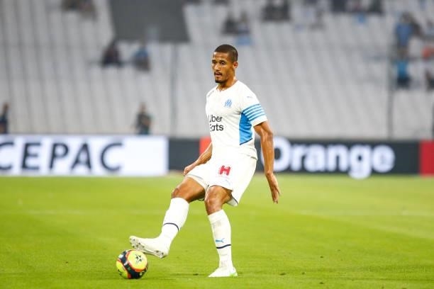 William SALIBA of Marseille during the friendly football match between Marseille and Villarreal at Orange Velodrome on July 31, 2021 in Marseille,...