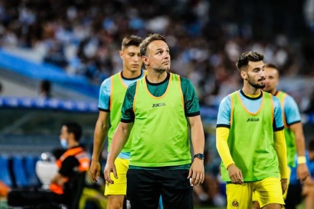 Moises DE HOYO physic trainer of Villarreal during the friendly football match between Marseille and Villarreal at Orange Velodrome on July 31, 2021...