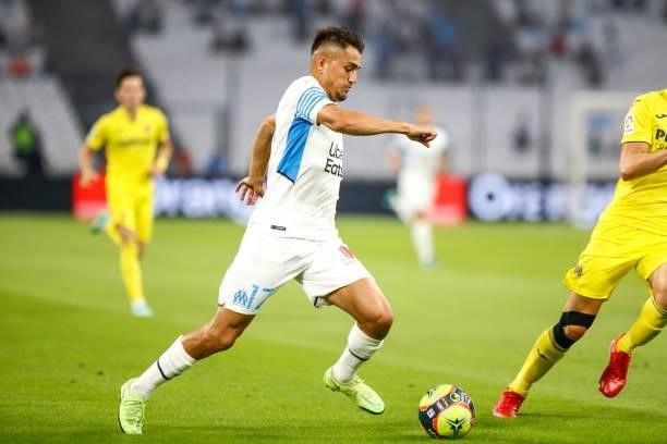 Cengiz UNDER of Marseille during the friendly football match between Marseille and Villarreal at Orange Velodrome on July 31, 2021 in Marseille,...