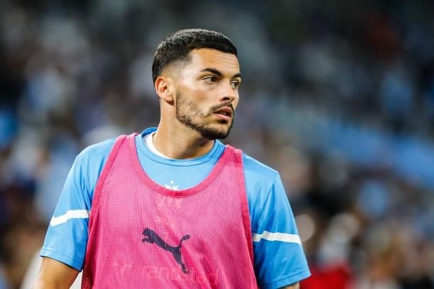 Nemanja RADONJIC of Marseille during the friendly football match between Marseille and Villarreal at Orange Velodrome on July 31, 2021 in Marseille,...