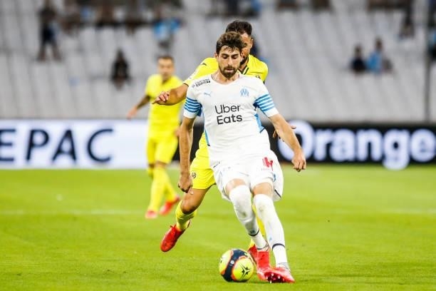 Luan PERES of Marseille during the friendly football match between Marseille and Villarreal at Orange Velodrome on July 31, 2021 in Marseille, France.