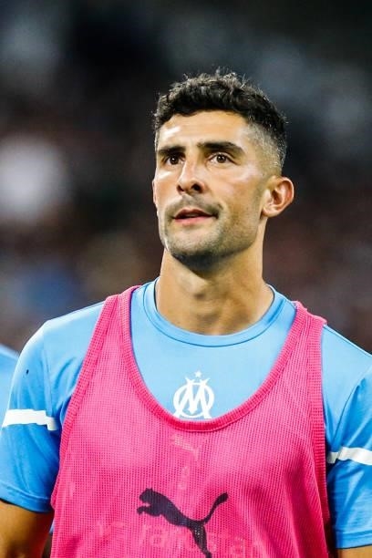 Alvaro GONZALEZ of Marseille during the friendly football match between Marseille and Villarreal at Orange Velodrome on July 31, 2021 in Marseille,...