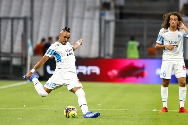 Dimitri PAYET of Marseille during the friendly football match between Marseille and Villarreal at Orange Velodrome on July 31, 2021 in Marseille,...