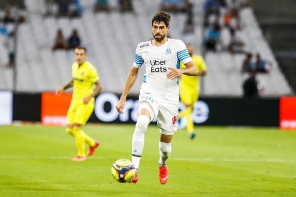 Luan PERES of Marseille during the friendly football match between Marseille and Villarreal at Orange Velodrome on July 31, 2021 in Marseille, France.
