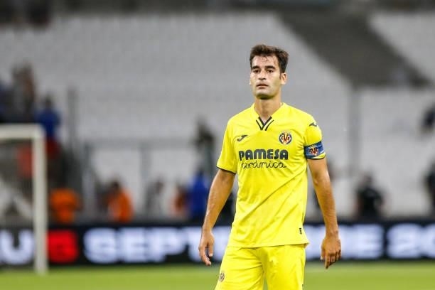 Manu TRIGUEROS of Villarreal during the friendly football match between Marseille and Villarreal at Orange Velodrome on July 31, 2021 in Marseille,...