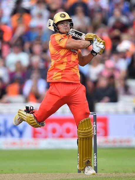 Will Smeed of the Birmingham Phoenix in action during The Hundred match between Birmingham Phoenix Men and Trent Rockets Men at Edgbaston on August...