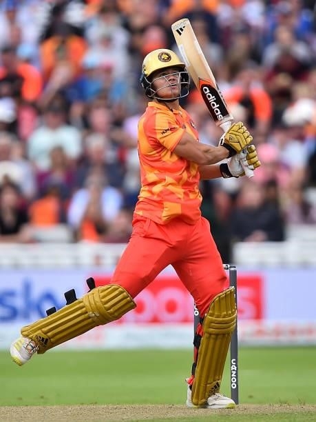 Will Smeed of the Birmingham Phoenix in action during The Hundred match between Birmingham Phoenix Men and Trent Rockets Men at Edgbaston on August...