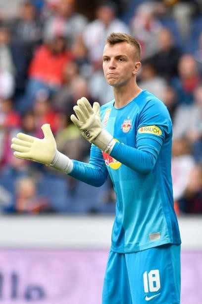 Philipp Koehn of Salzburg during the Admiral Bundesliga match between FC Red Bull Salzburg and SV Guntamatic Ried at Red Bull Arena on August 1, 2021...