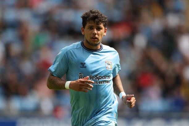 Gustavo Hamaer of Coventry City during the pre season friendly between Coventry City and Wolverhampton Wanderers at Coventry Building Society Arena...