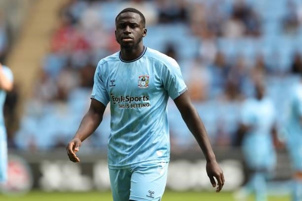 Julien Dacosta of Coventry City during the pre season friendly between Coventry City and Wolverhampton Wanderers at Coventry Building Society Arena...