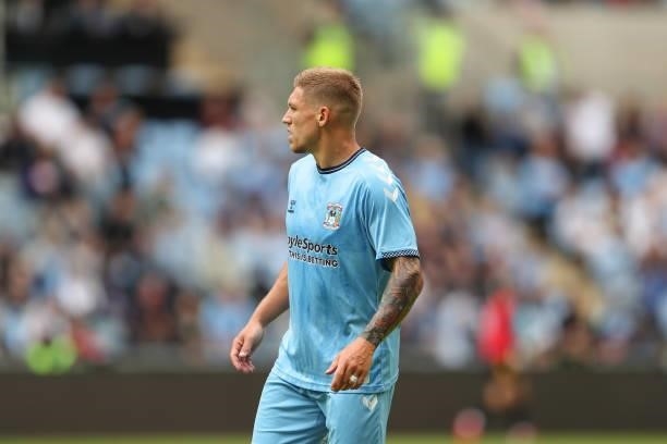 Martyn Waghorn of Coventry City during the pre season friendly between Coventry City and Wolverhampton Wanderers at Coventry Building Society Arena...