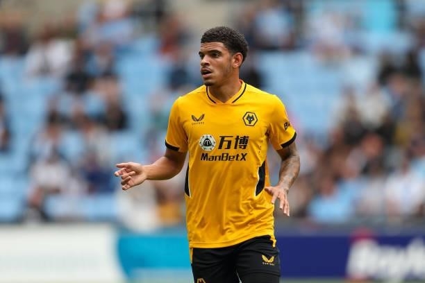 Morgan Gibbs-White of Wolverhampton Wanderers during the pre season friendly between Coventry City and Wolverhampton Wanderers at Coventry Building...