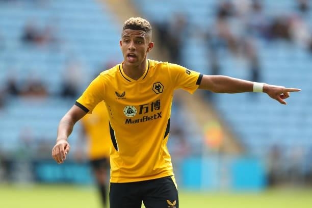 Chem Campbell of Wolverhampton Wanderers during the pre season friendly between Coventry City and Wolverhampton Wanderers at Coventry Building...