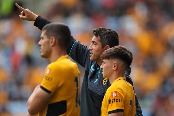Bruno Lage the manager / head coach of Wolverhampton Wanderers during the pre season friendly between Coventry City and Wolverhampton Wanderers at...