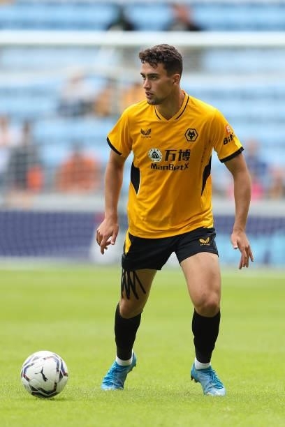 Max Kilman of Wolverhampton Wanderers during the pre season friendly between Coventry City and Wolverhampton Wanderers at Coventry Building Society...