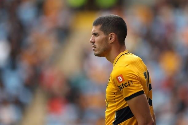 Conor Coady of Wolverhampton Wanderers during the pre season friendly between Coventry City and Wolverhampton Wanderers at Coventry Building Society...