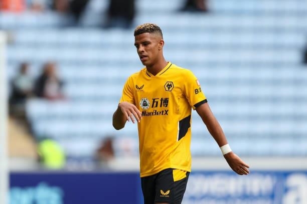 Chem Campbell of Wolverhampton Wanderers during the pre season friendly between Coventry City and Wolverhampton Wanderers at Coventry Building...