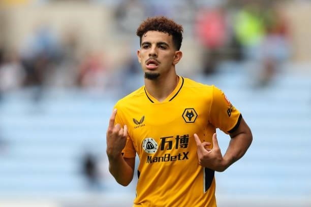 Rayan Ait-Nouri of Wolverhampton Wanderers during the pre season friendly between Coventry City and Wolverhampton Wanderers at Coventry Building...