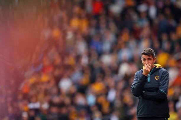 Bruno Lage the head coach / manager of Wolverhampton Wanderers during the Pre Season Friendly match between Stoke City and Wolverhampton Wanderers at...