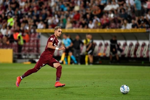 Ciprian Manea in action during the game CFR Cluj vs BSC Young Boys, UEFA Champions League, Dr. Constantin Radulescu Stadium, Cluj-Napoca, Romania, 3...