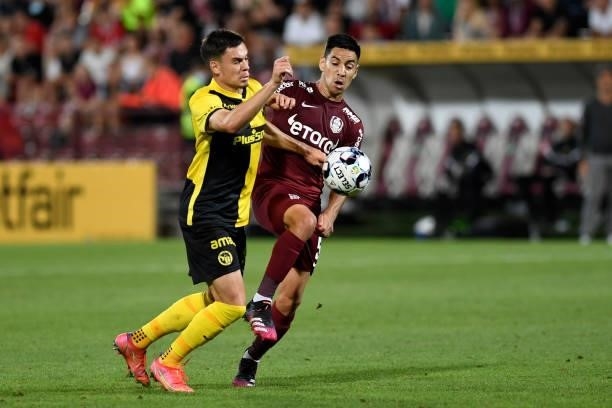 Jonathan Rodriguez in action during CFR Cluj vs BSC Young Boys, UEFA Champions League, Dr. Constantin Radulescu Stadium, Cluj-Napoca, Romania, 3...