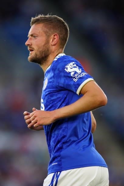 Jamie Vardy of Leicester City during the Pre Season Friendly fixture between Leicester City and Villarreal at The King Power Stadium on August 4,...