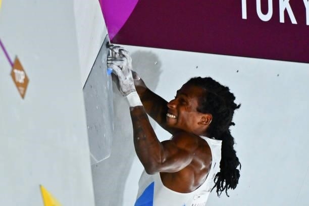 Mickael MAWEM of France during the Men's Combined, Bouldering Qualification on August 5, 2021 in Tokyo, Japan.