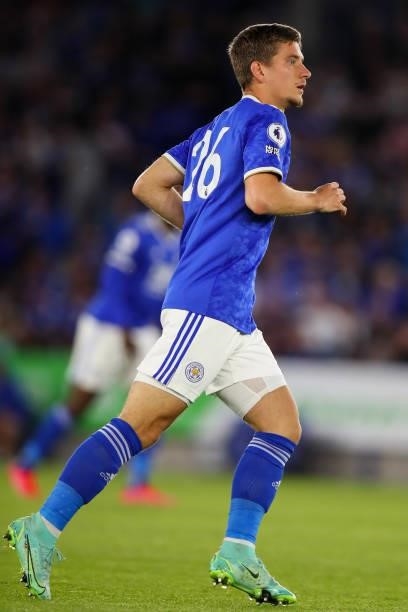 Dennis Praet of Leicester City during the Pre Season Friendly fixture between Leicester City and Villarreal at The King Power Stadium on August 4,...