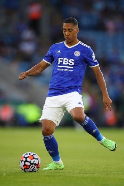 Youri Tielemans of Leicester City during the Pre Season Friendly fixture between Leicester City and Villarreal at The King Power Stadium on August 4,...