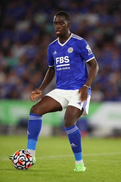 Boubakary Soumare of Leicester City during the Pre Season Friendly fixture between Leicester City and Villarreal at The King Power Stadium on August...