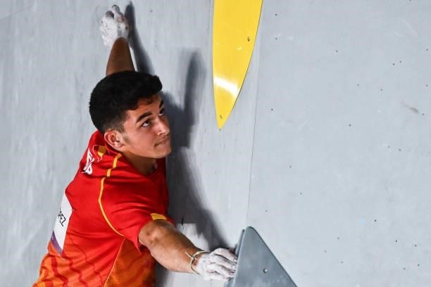 Alberto GINES LOPEZ of Spain during the Men's Combined, Bouldering Qualification on August 5, 2021 in Tokyo, Japan.