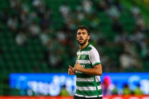 Paulinho of Sporting CP during the Liga Bwin match between Sporting CP and FC Vizela at Estadio Jose Alvalade on August 8, 2021 in Lisbon, Portugal.