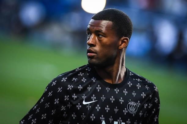 Georginio WIJNALDUM of PSG during the Ligue 1 football match between Troyes and Paris at Stade de l'Aube on August 7, 2021 in Troyes, France.