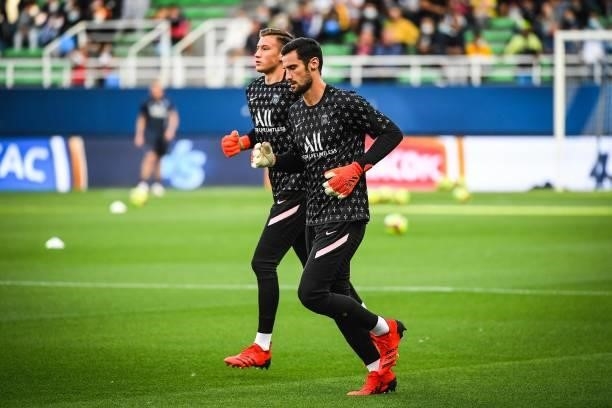 Sergio RICO of PSG during the Ligue 1 football match between Troyes and Paris at Stade de l'Aube on August 7, 2021 in Troyes, France.