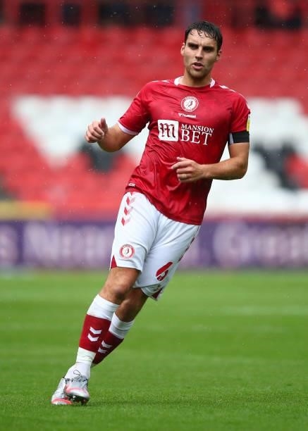 Matty James of Bristol City during the Sky Bet Championship match between Bristol City and Blackpool at Ashton Gate on August 7, 2021 in Bristol,...
