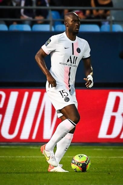 Danilo PEREIRA of PSG during the Ligue 1 football match between Troyes and Paris at Stade de l'Aube on August 7, 2021 in Troyes, France.