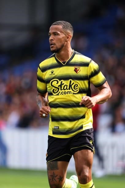 William Troost-Ekong of Watford during the Pre-Season Friendly between Crystal Palace v Watford at Selhurst Park on August 7, 2021 in London, England.