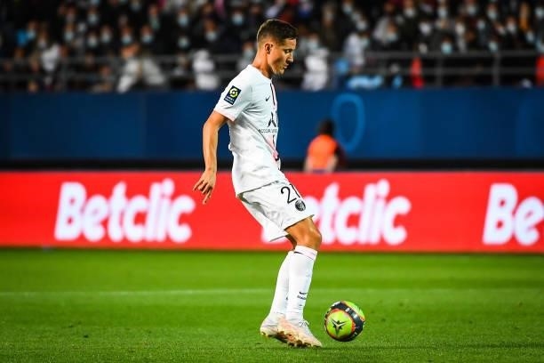 Ander HERRERA of PSG during the Ligue 1 football match between Troyes and Paris at Stade de l'Aube on August 7, 2021 in Troyes, France.