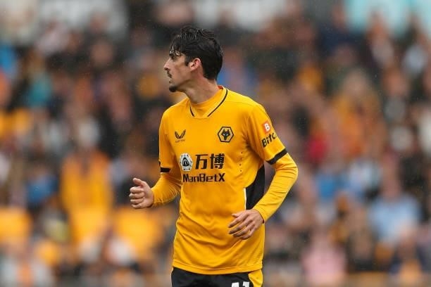 Francisco Trincao of Wolverhampton Wanderers during the pre season friendly between Wolverhampton Wanderers and Celta Vigo at Molineux on August 7,...