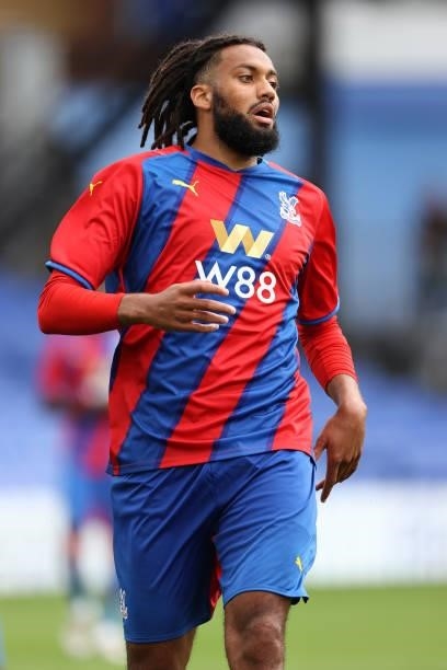 JaIro Riedewald of Crystal Palace during the Pre-Season Friendly between Crystal Palace v Watford at Selhurst Park on August 7, 2021 in London,...