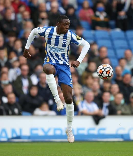 Enock Mwepu of Brighton during the Pre Season Friendly Match between Brighton & Hove Albion and Getafe at American Express Community Stadium on...